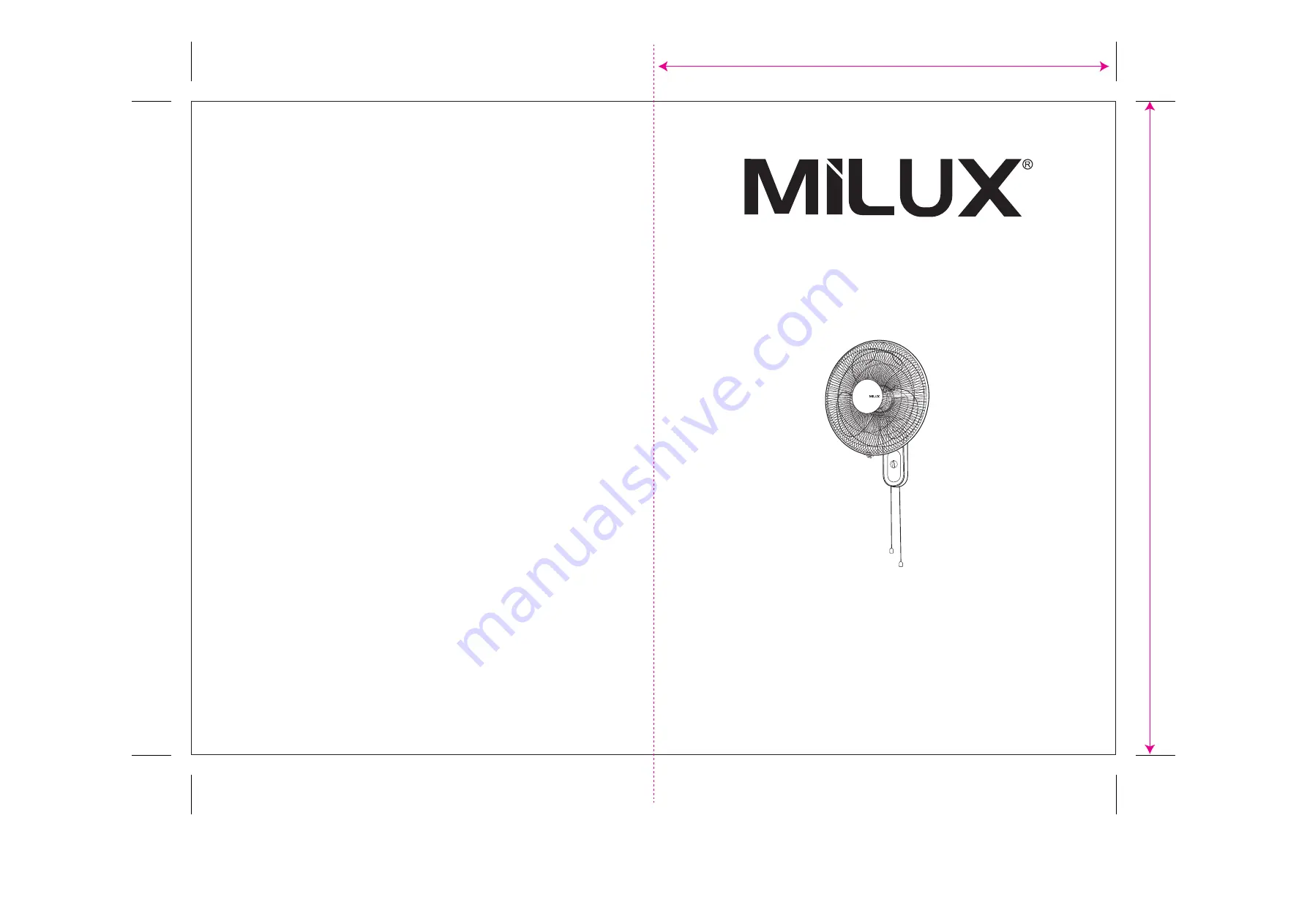 MILUX MWF-1601 Скачать руководство пользователя страница 1