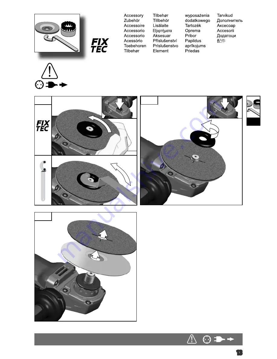 Milwaukee AG 10-125 Original Instructions Manual Download Page 15