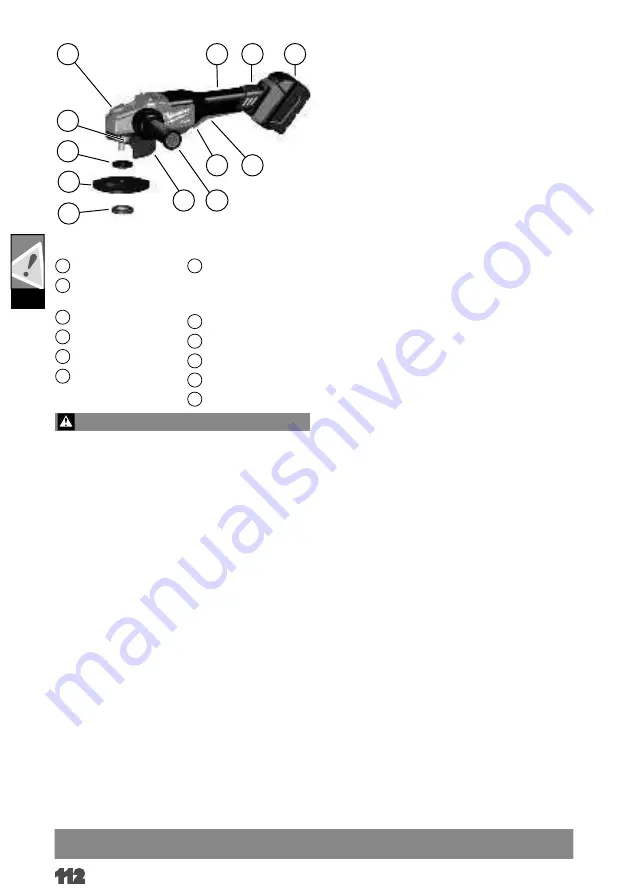 Milwaukee HEAVY DUTY M18 FHSAG125XPDB Original Instructions Manual Download Page 115