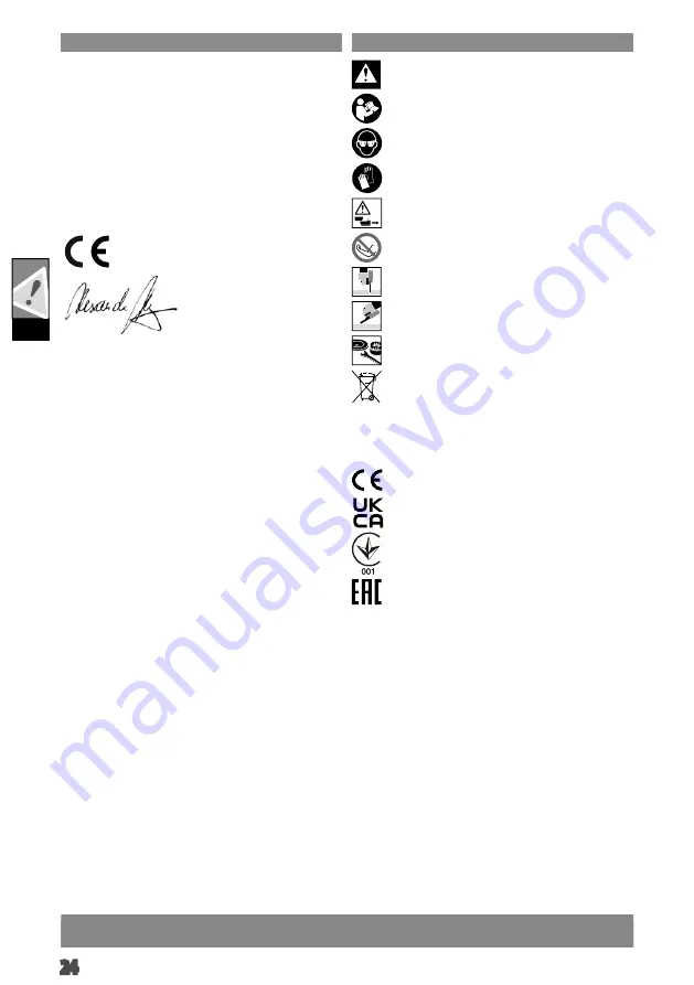 Milwaukee M18 CAG115X Original Instructions Manual Download Page 26