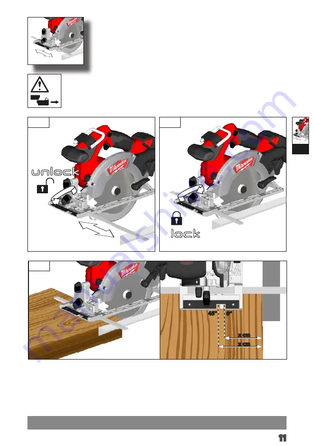 Milwaukee M18 CCS55 Original Instructions Manual Download Page 13