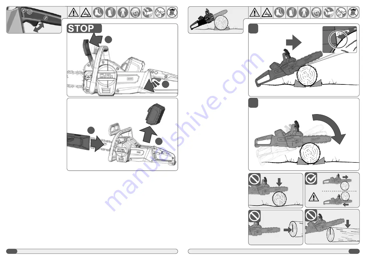 Milwaukee M18 FCHS35 Original Instructions Manual Download Page 8