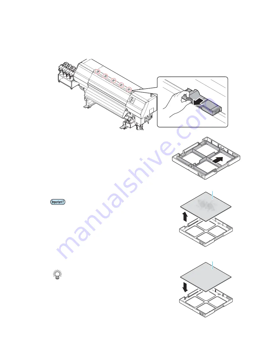 MIMAKI Tx500-1800B Requests For Daily Care And Maintenance Download Page 13