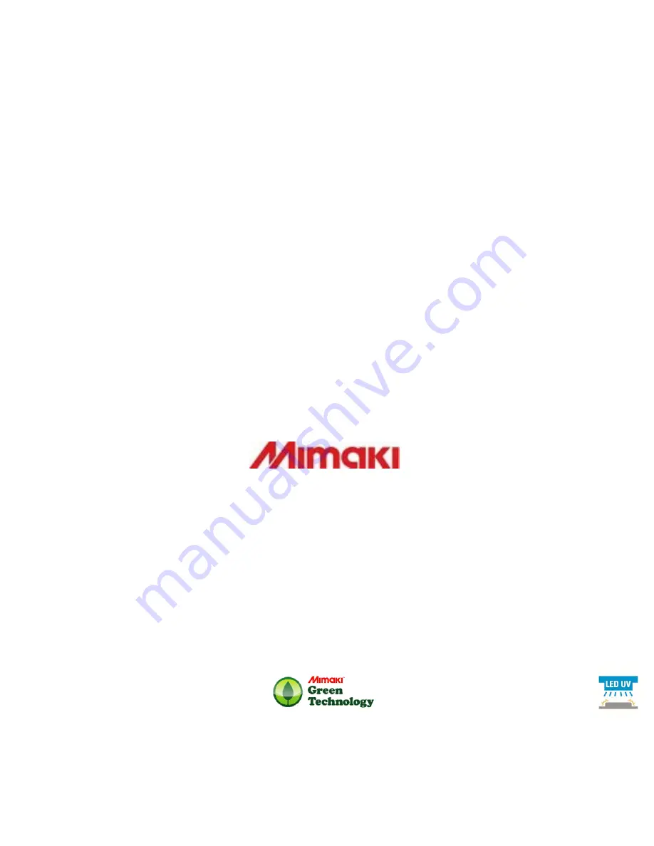 MIMAKI UJF-6042 MkII Product Manual Download Page 18