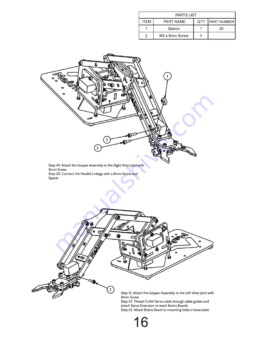 Mime Industries MeArm v1.0 Скачать руководство пользователя страница 17