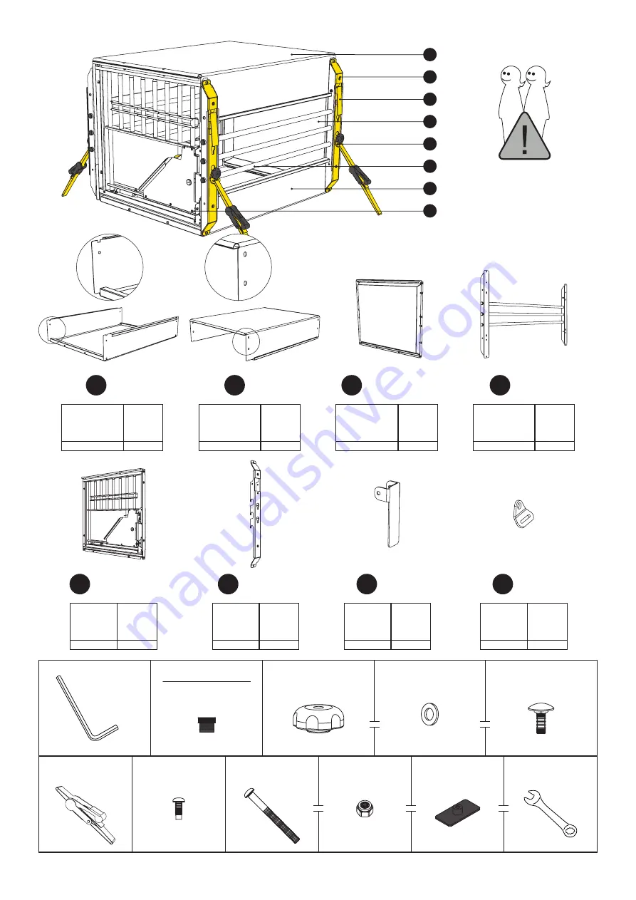 mimsafe MULTICAGE single Assembly Instructions Manual Download Page 2