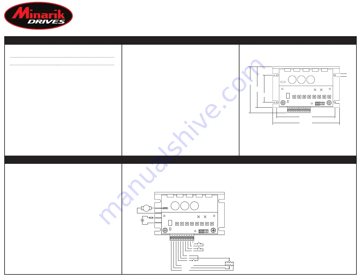 Minarik DC30-12-4Q-L Manual Download Page 1