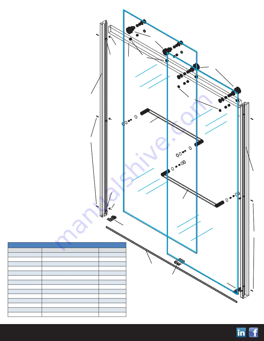 Mincey Marble Manufacturing Arezzo Bypass Barn Door Скачать руководство пользователя страница 2