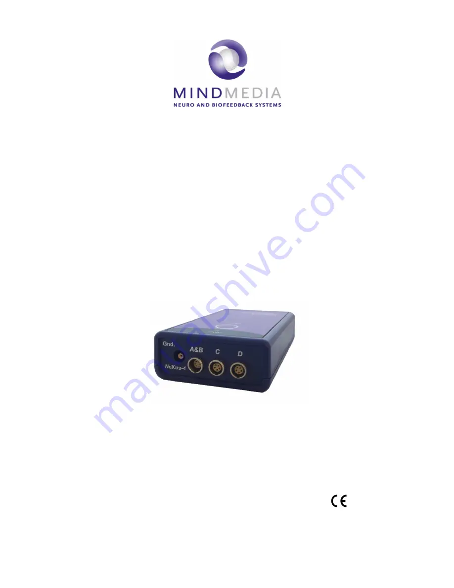 MindMedia NeXus-4 Скачать руководство пользователя страница 1