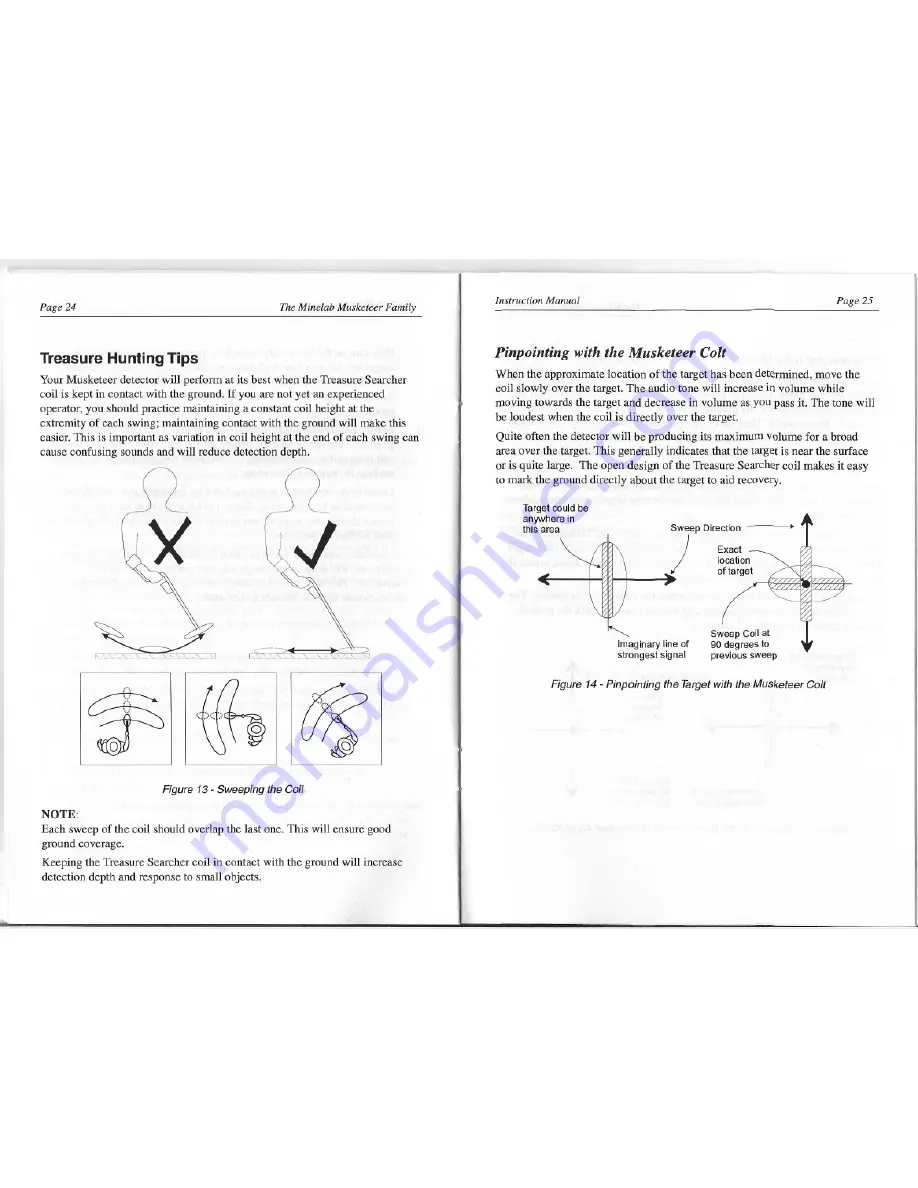 Minelab Muskeeter Colt Скачать руководство пользователя страница 14