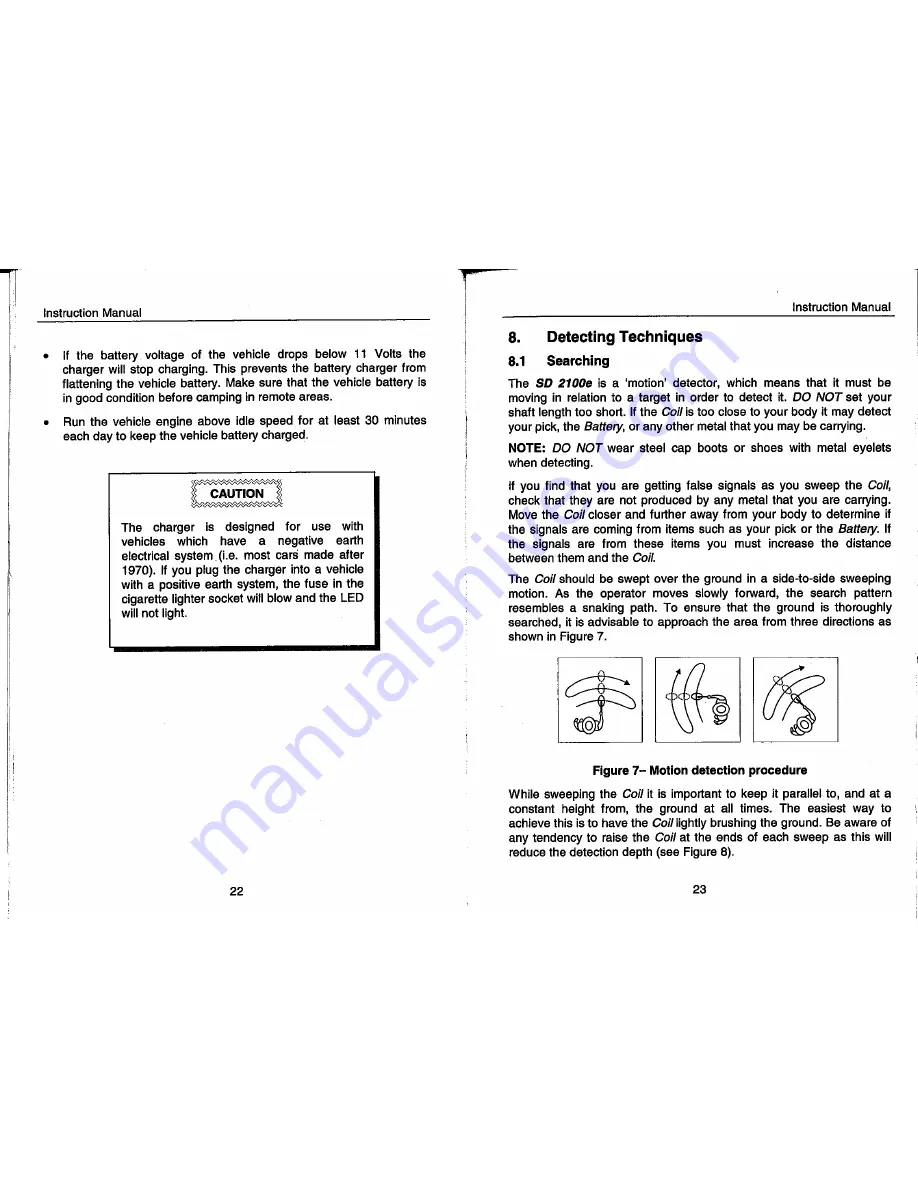 Minelab SD 2100e Owner'S Manual Download Page 13