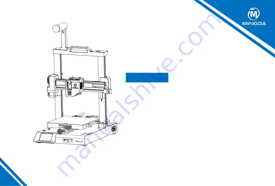 Mingda Magician X Instructions For Assembly Download Page 1