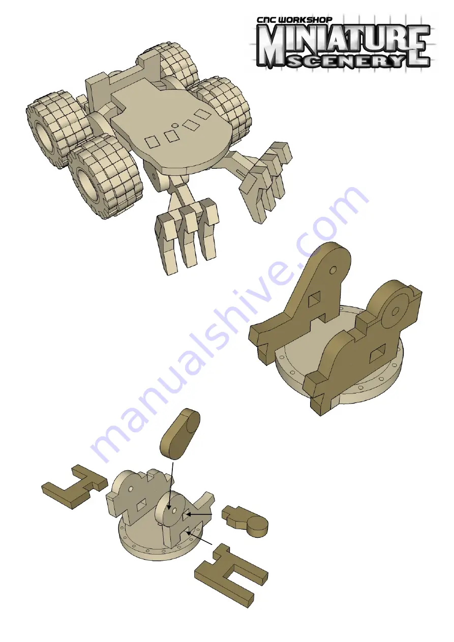 Miniature Scenery Goblin Gunz Instructions Manual Download Page 6