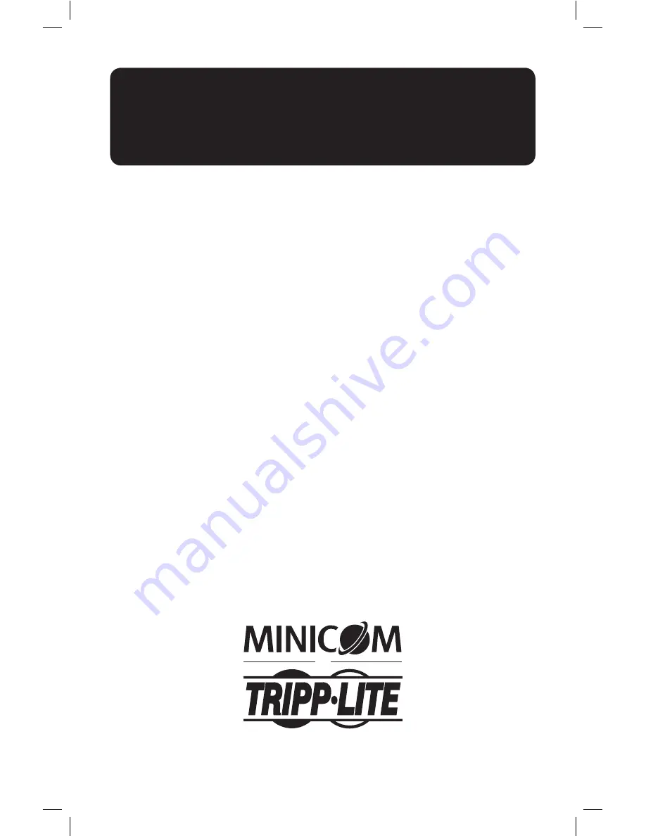 Minicom 0DT60001 Quick Start Manual Download Page 17