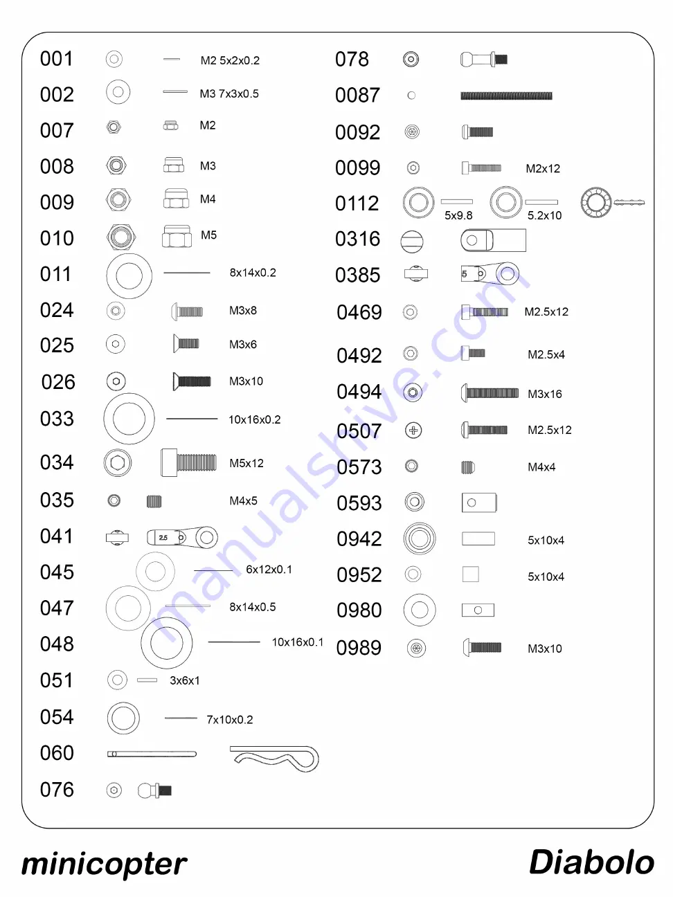 minicopter Diabolo 2018 Manual Download Page 4