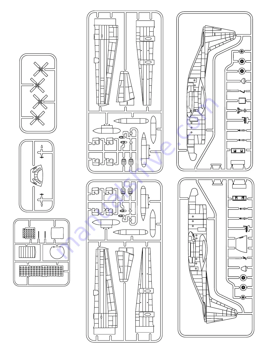 Minicraft Models USAF C-130H Assembly Instructions Manual Download Page 2