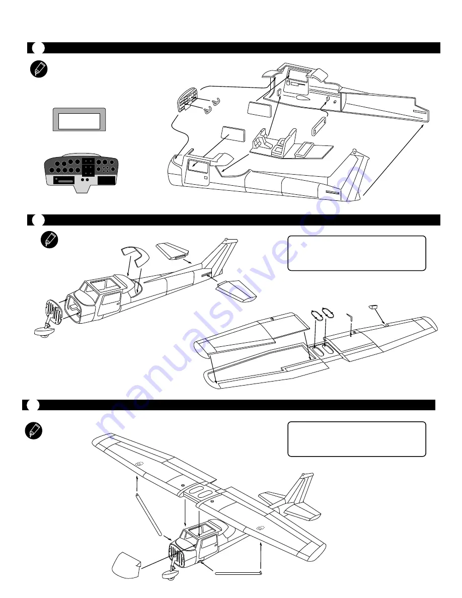 MINICRAFT Cessna 150 Quick Start Manual Download Page 2