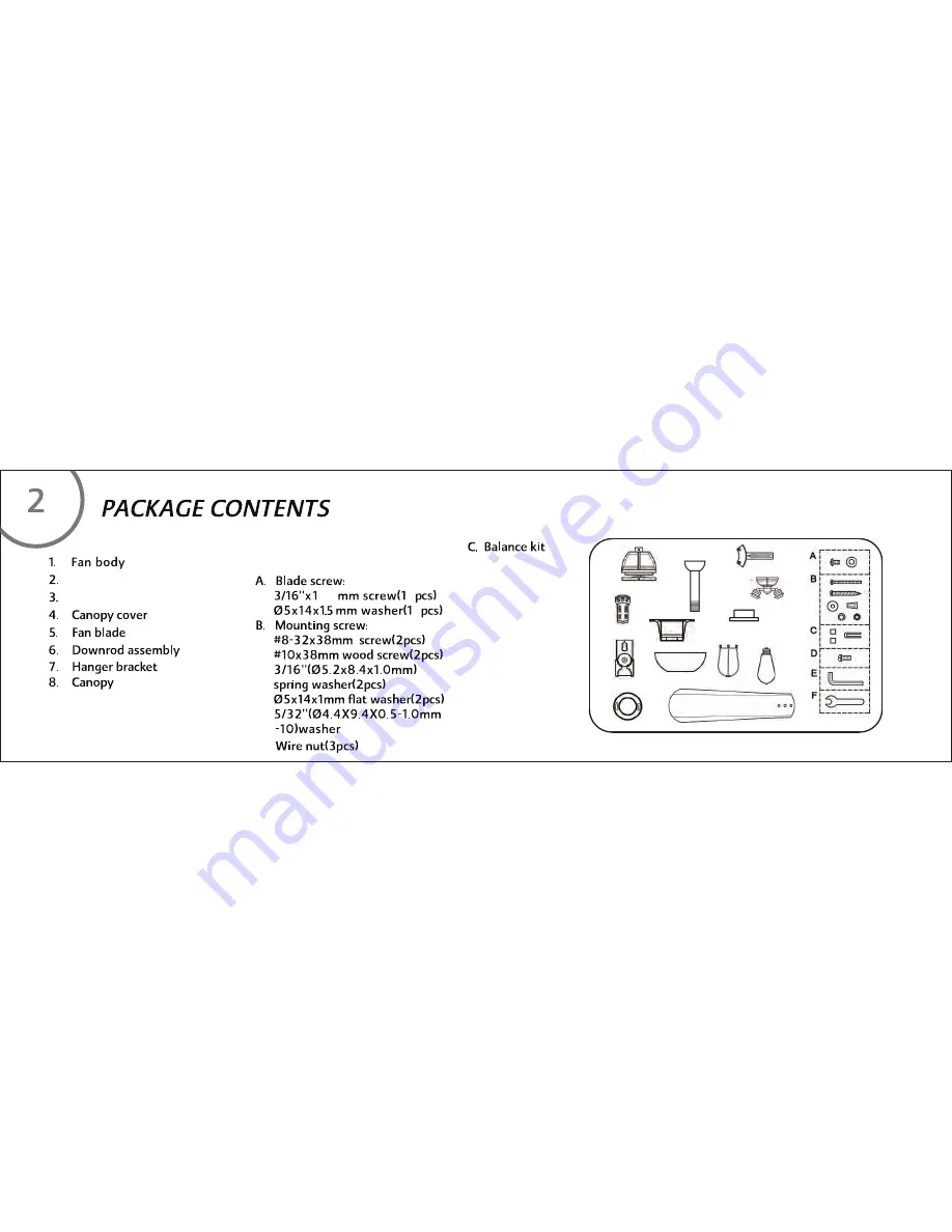 Minka-Aire Alva F852L Instruction Manual Warranty Certificate Download Page 8