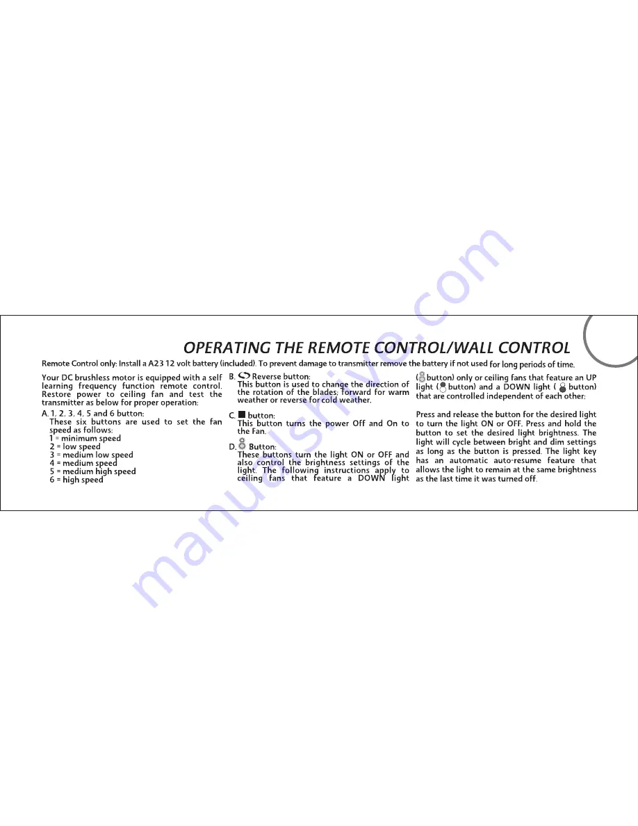 Minka-Aire Alva F852L Instruction Manual Warranty Certificate Download Page 17