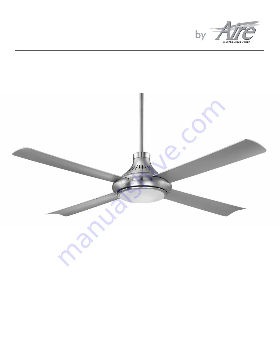 Minka Group Aire Waywood Instructions Manual Download Page 1