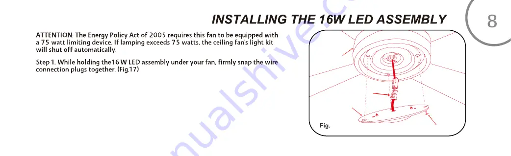 Minka Group minkaAire ORB F623L Instruction Manual Download Page 17