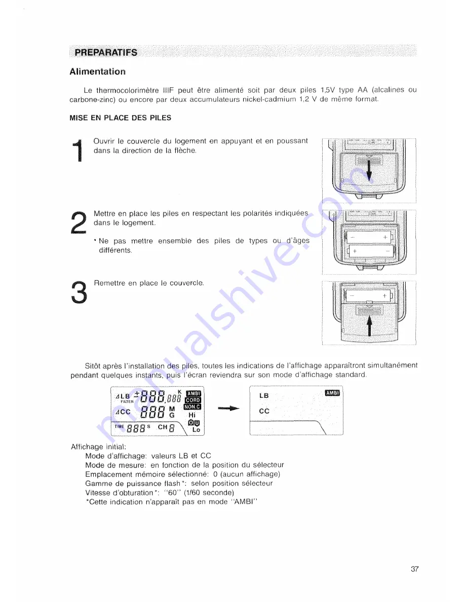 Minolta AUTO METER IIIF - PART 2 Скачать руководство пользователя страница 7