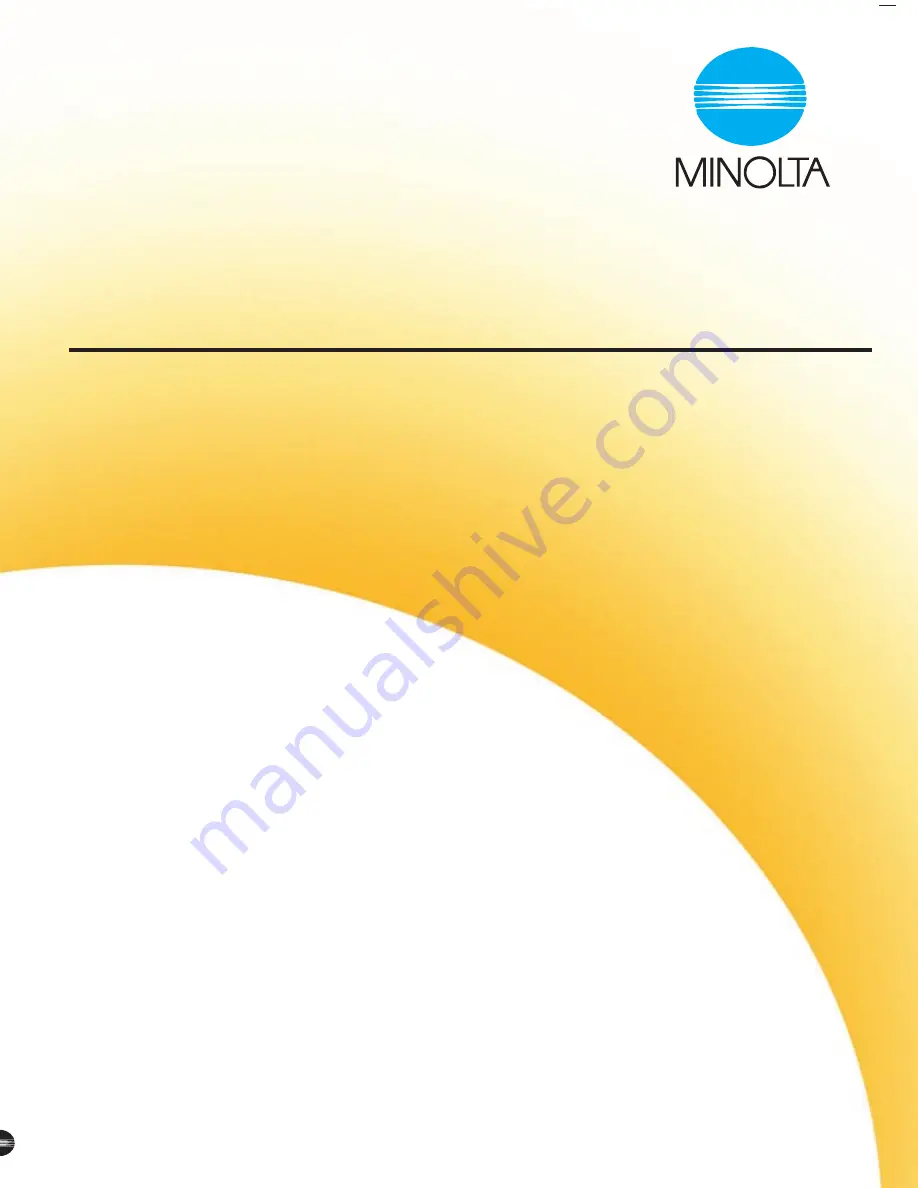 Minolta CF911PE User Manual Download Page 1