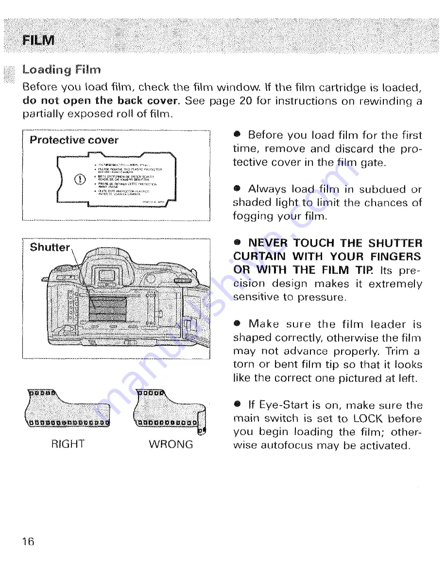 Minolta Dynax 700si Instruction Manual Download Page 18