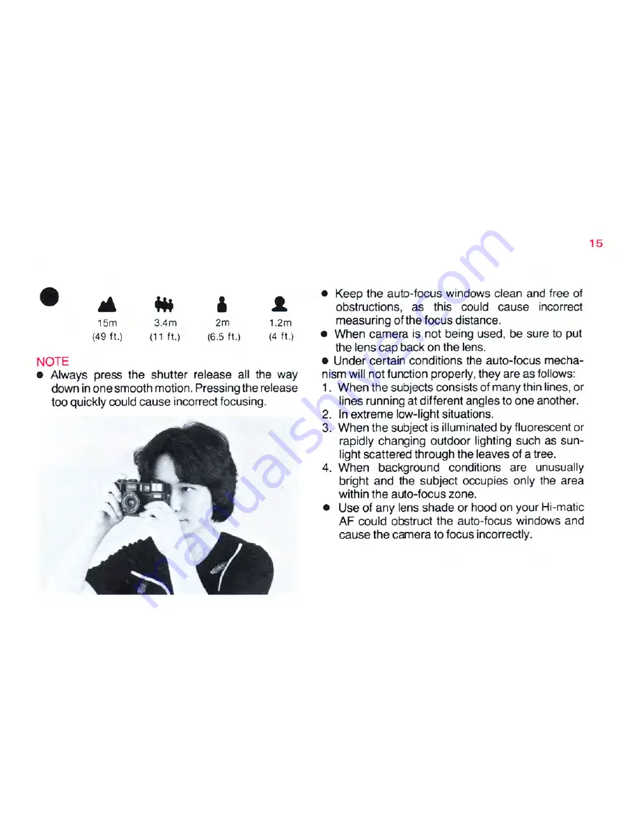 Minolta HI-Matic AF Owner'S Manual Download Page 18