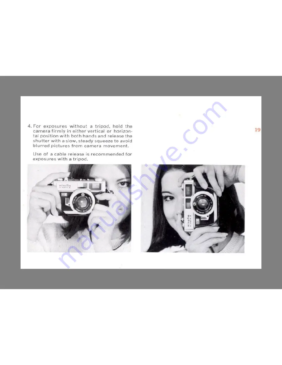 Minolta Hi-Matic E Owner'S Manual Download Page 20