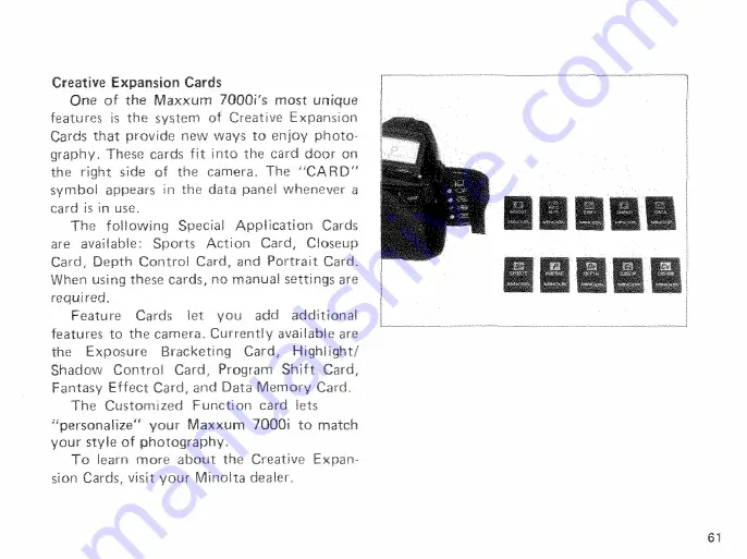 Minolta MAXXUM 7000I - PART 1 Manual Download Page 23