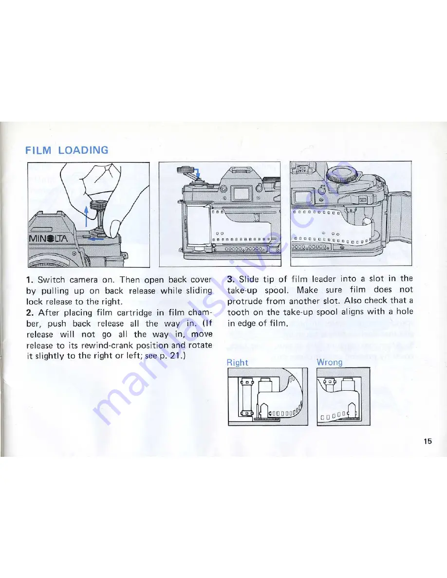 Minolta Maxxum 9000 Скачать руководство пользователя страница 19