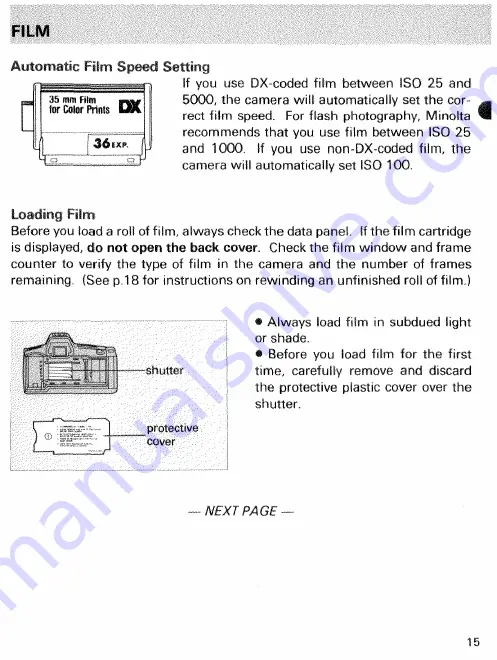 Minolta Maxxum Dynax 3xi Instruction Manual Download Page 17