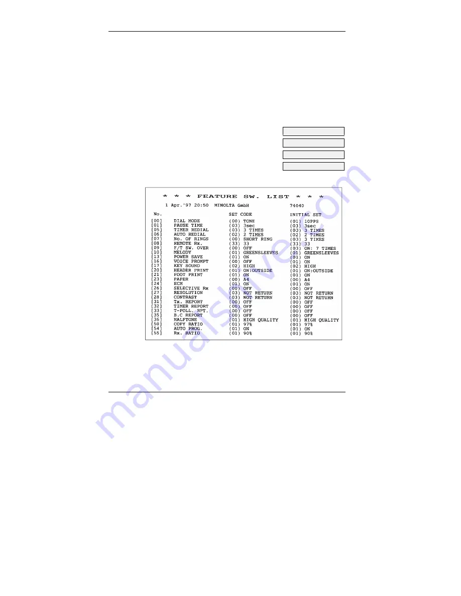 Minolta Minoltafax 1300 User Manual Download Page 96