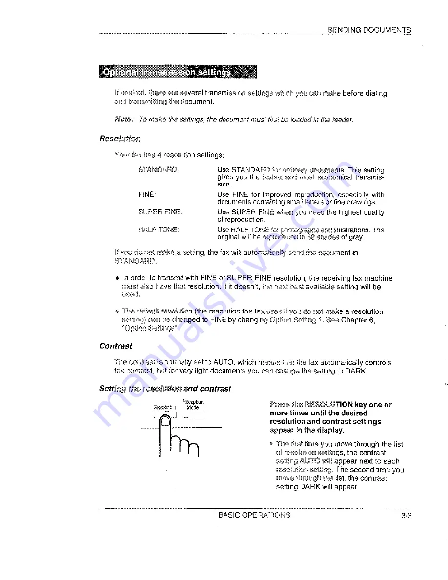 Minolta Minoltafax 1900 Operator'S Manual Download Page 25