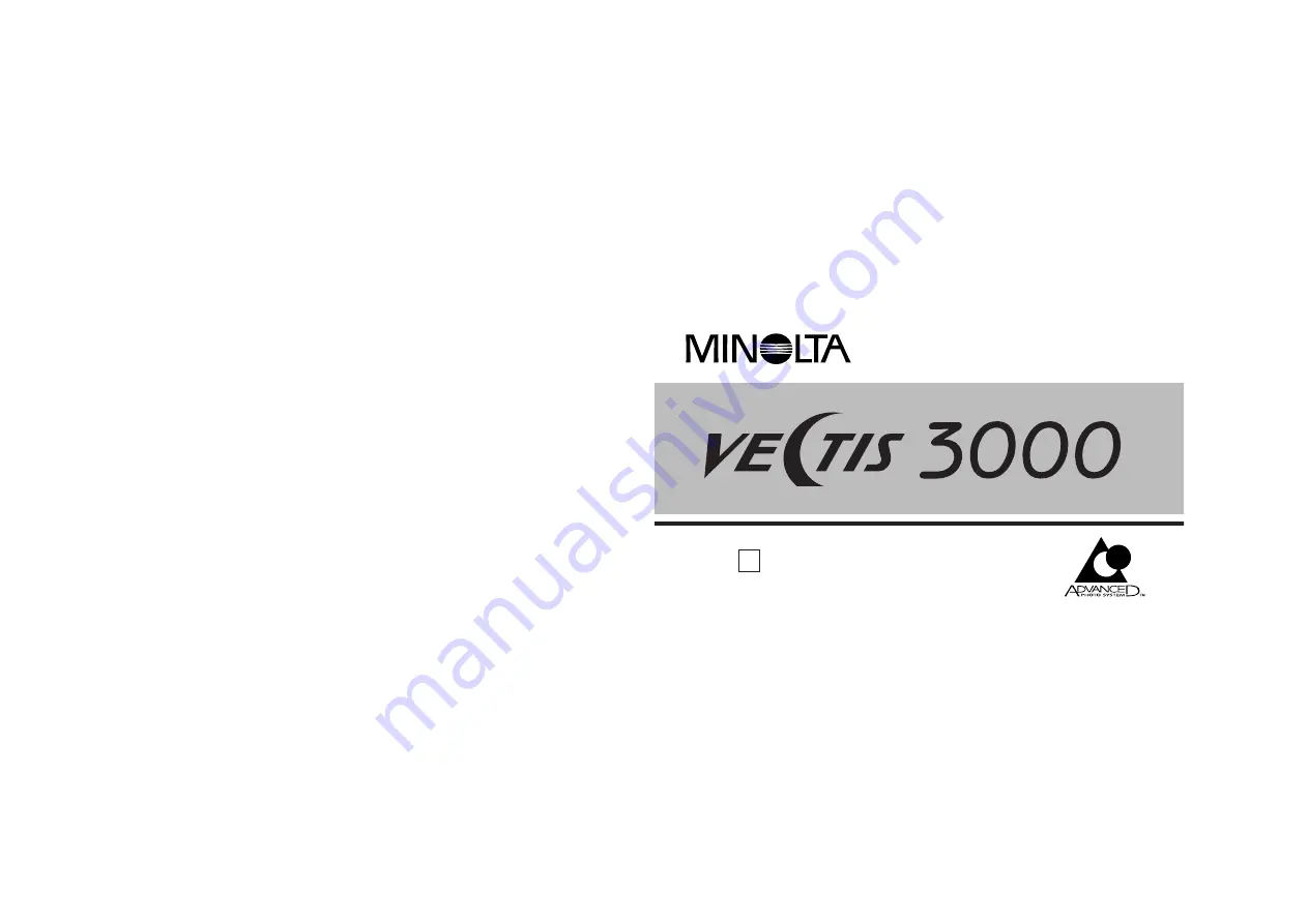 Minolta VECTIS 3000 Скачать руководство пользователя страница 45