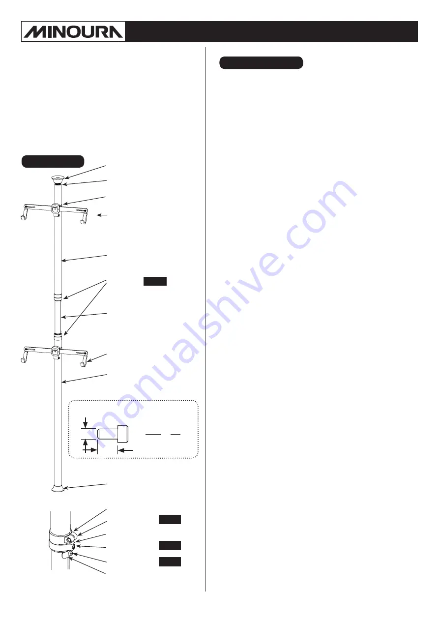 MINOURA BikeTower 25D Instruction Manual Download Page 1