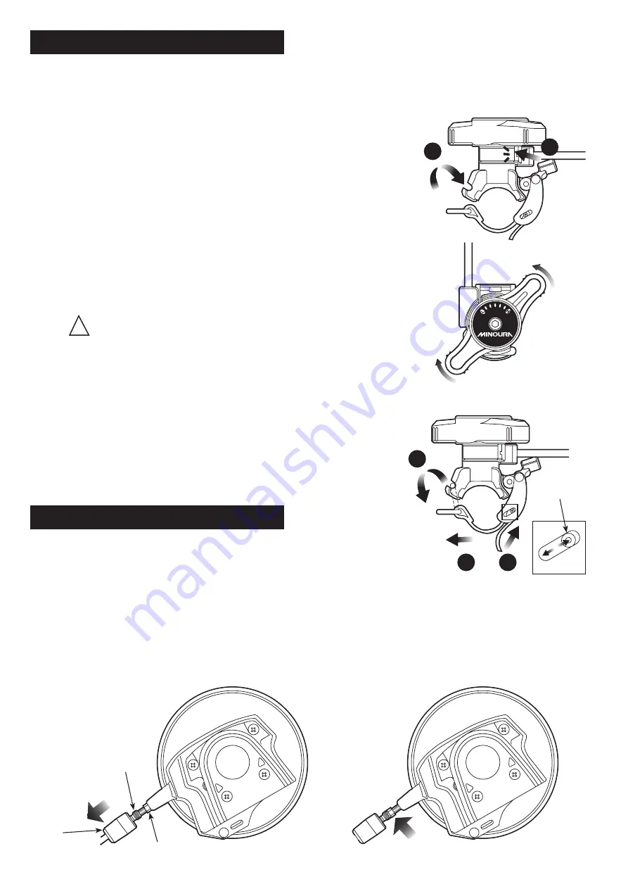 MINOURA GYRO V270 Instruction Manual Download Page 7