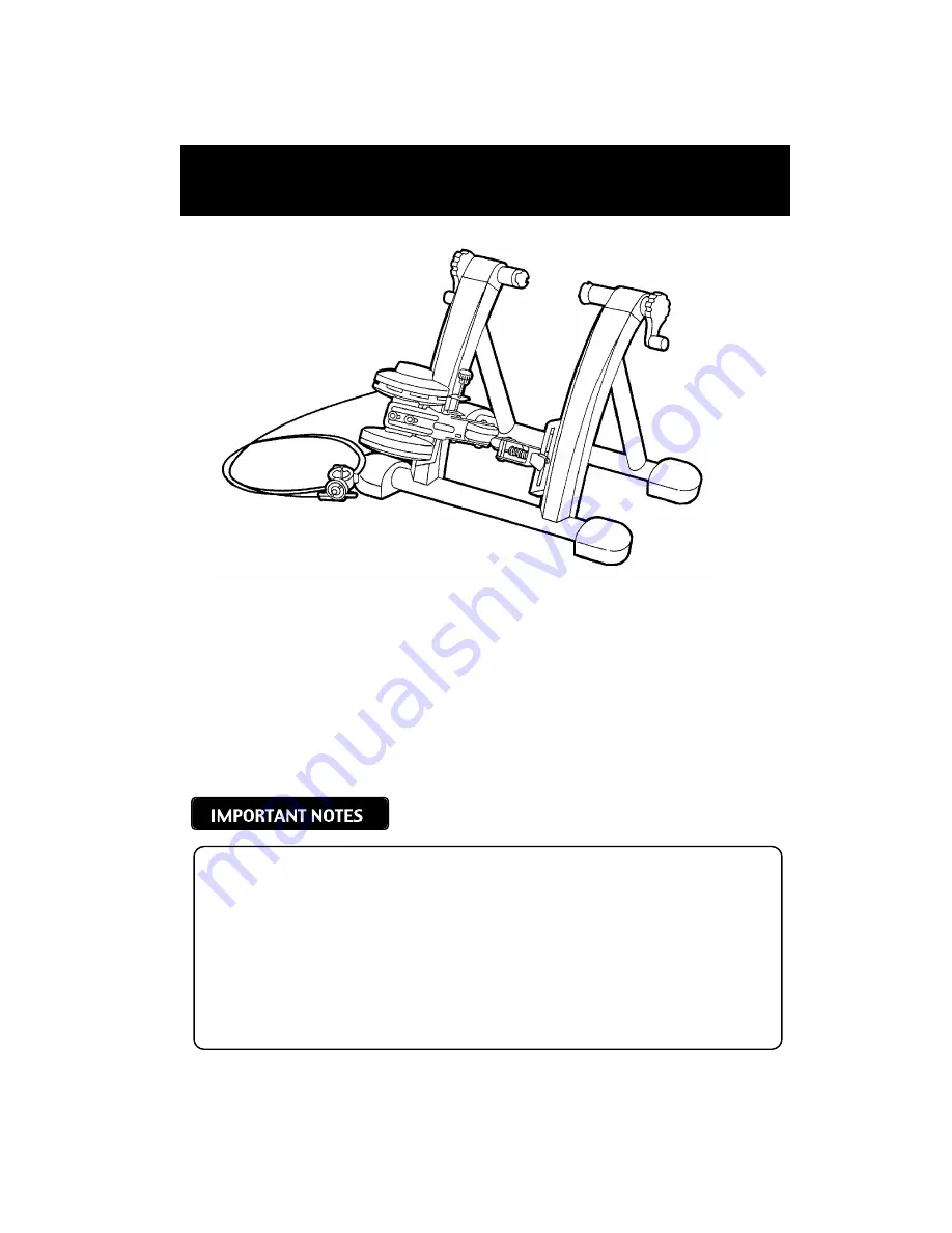 MINOURA RDA Inter-Rim Ergo-10 Manual Download Page 1