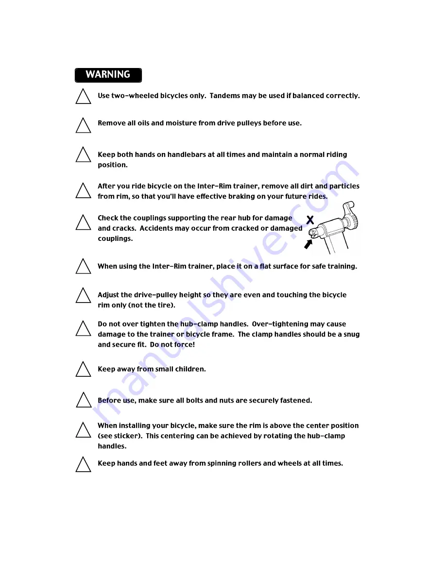 MINOURA RDA Inter-Rim Ergo-10 Manual Download Page 2