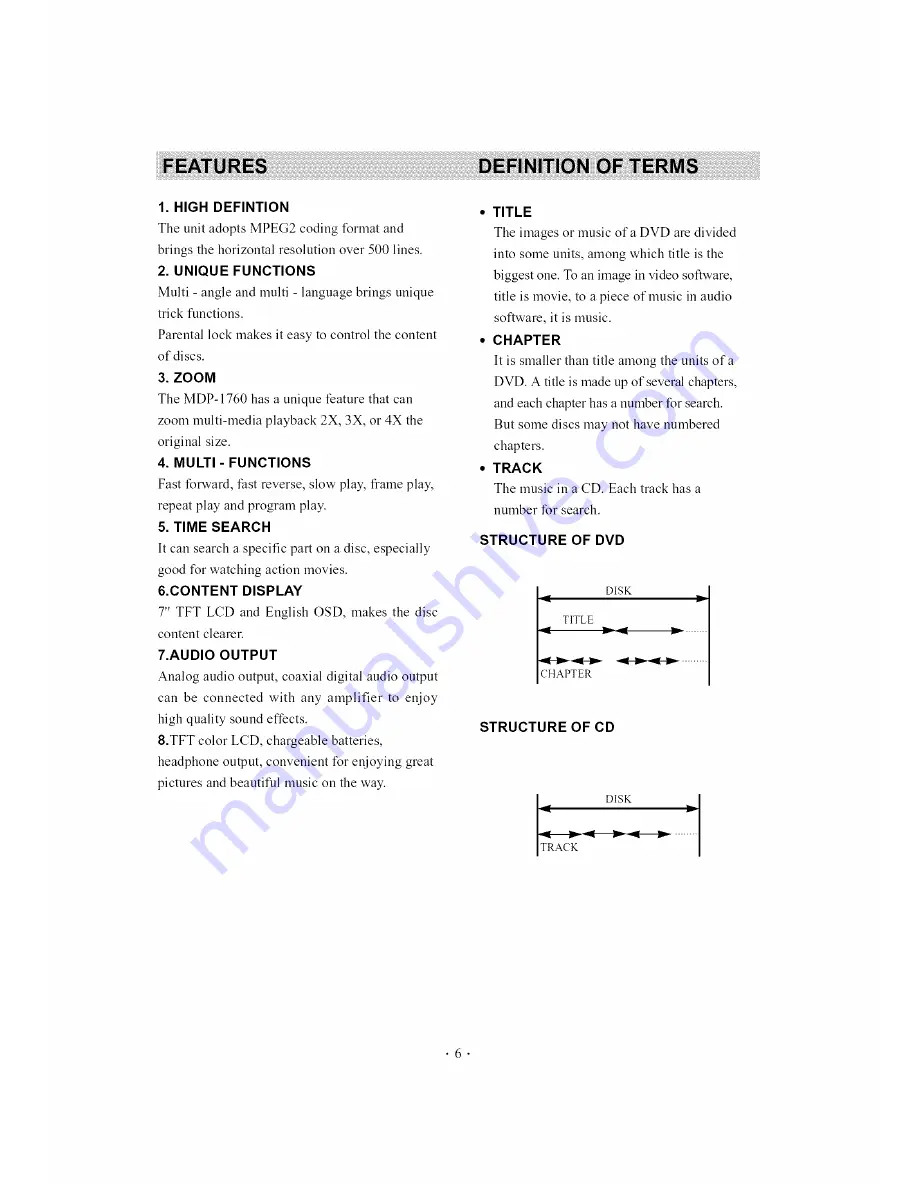 Mintek MDP-1760 Manual Download Page 6