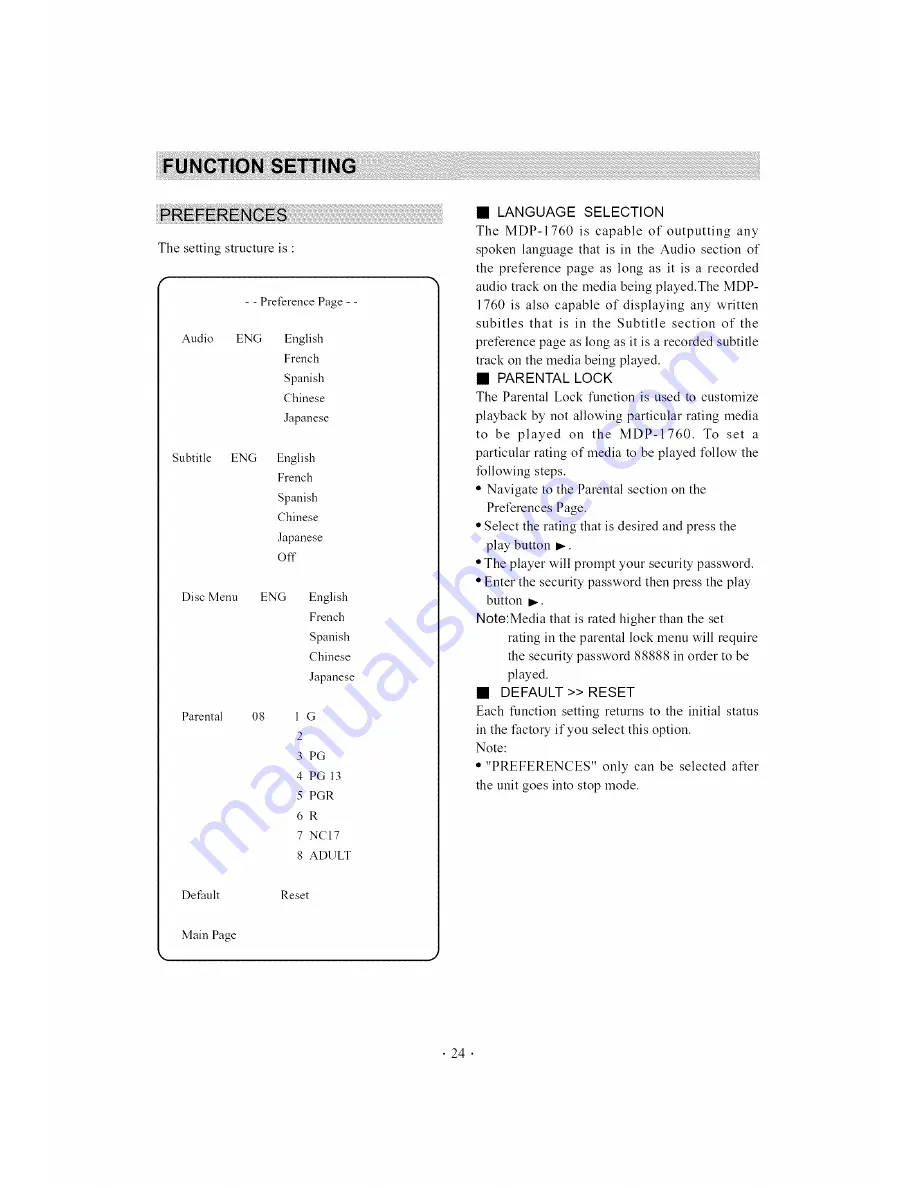 Mintek MDP-1760 Manual Download Page 24