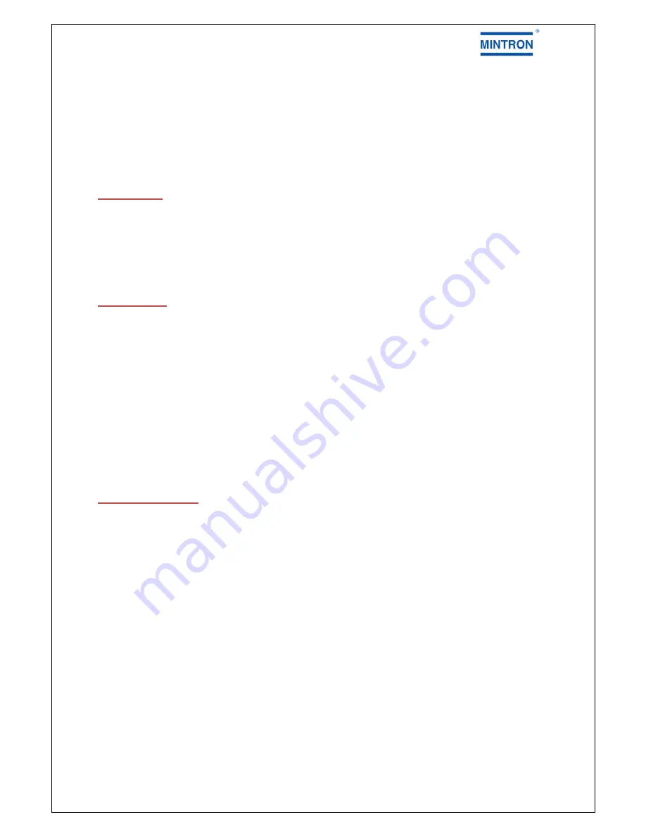 Mintron MHD-61S2S User Manual Download Page 1