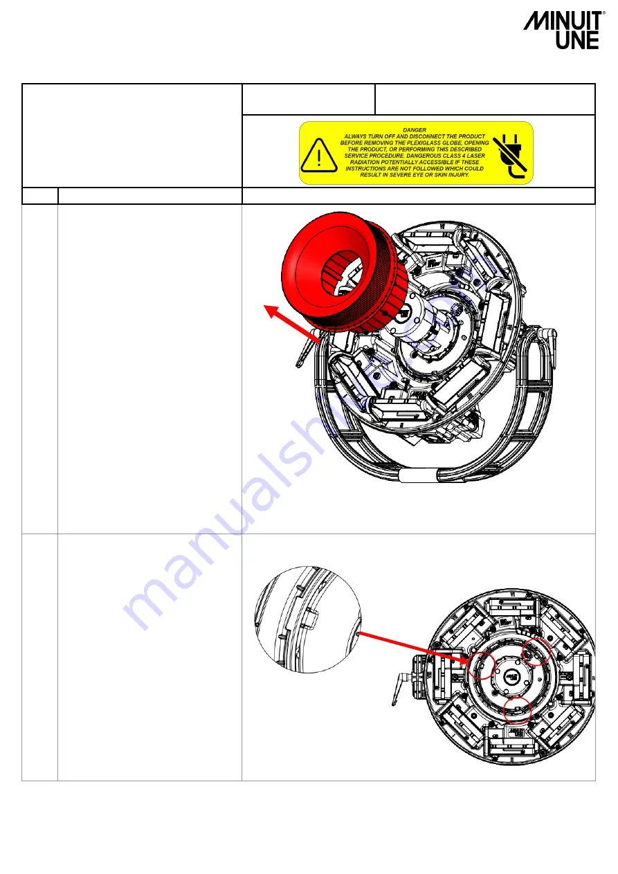 Minuit Une IVL PHOTON Service Manual Download Page 35