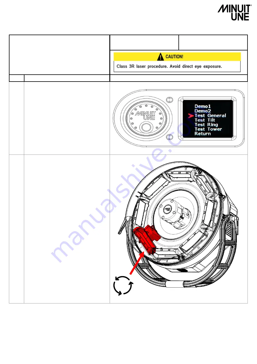 Minuit Une IVL PHOTON Service Manual Download Page 49