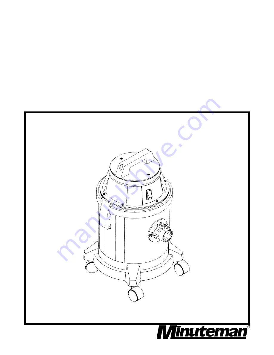 Minuteman C82904-04 Operation Service Parts Care Download Page 1