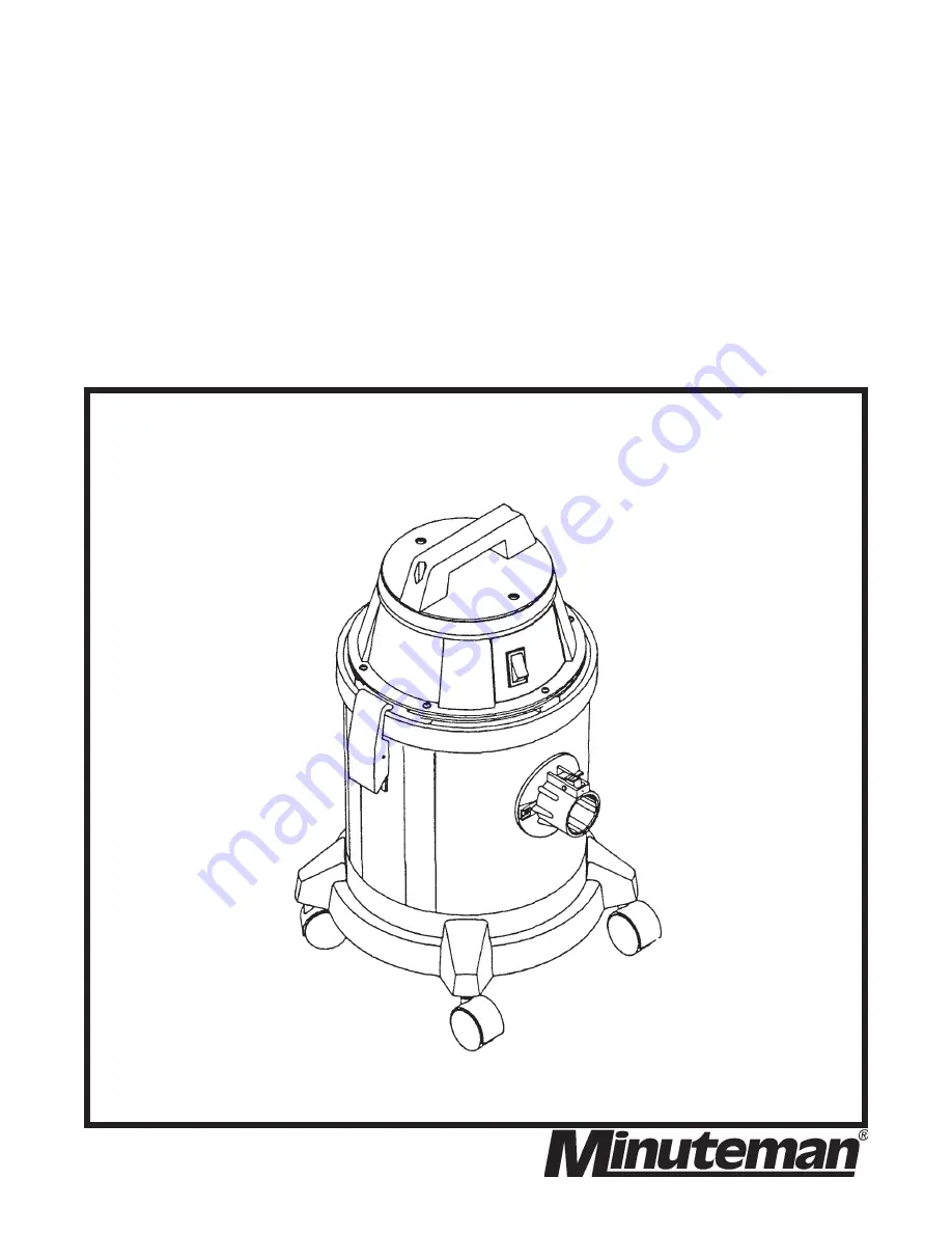 Minuteman C82908-00 Operation Service Parts Care Download Page 1