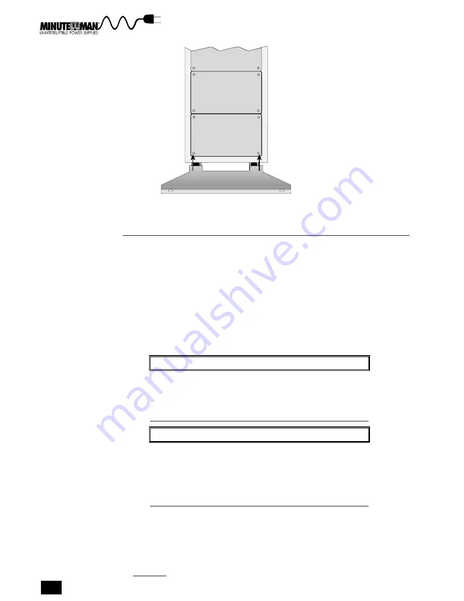 Minuteman Continuous Power Series Owner'S Manual Download Page 14