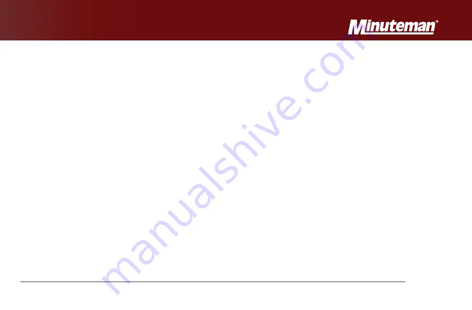 Minuteman E28 User Manual Download Page 17