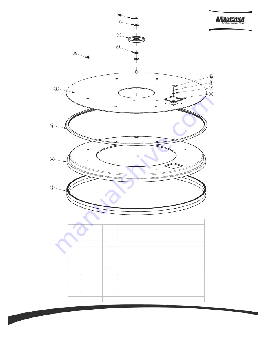 Minuteman Lumina 28 Traction Drive Parts And Instruction Manual Download Page 14